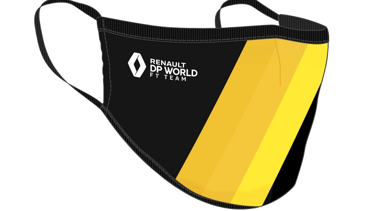 Renault menjadi tim F1 pertama yang menjual masker wajah COVID-19